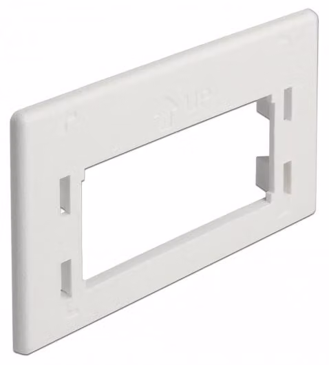DeLOCK Piastra adattatore Keystone per scatole di montaggio per mobili