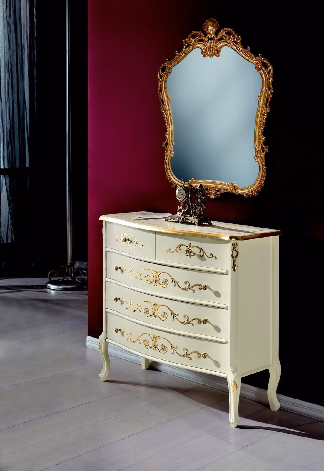 Möbel Holz Stil Barock Kommode Schränke Designer Italienische Möbel Echtholz