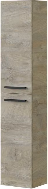 Kit Mobile Colonna Sospesa Salone Srl con 2 Ante in Rovere Alaska, L 150 cm x P 30 cm x H 25 cm – 1