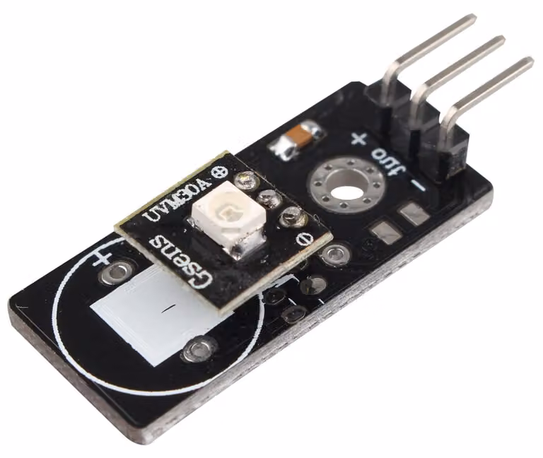 Modulo sensore UV, rilevatore UV, alimentazione 3-5 V DC, lunghezza d'onda 200-370 nm, compatibile con Arduino
