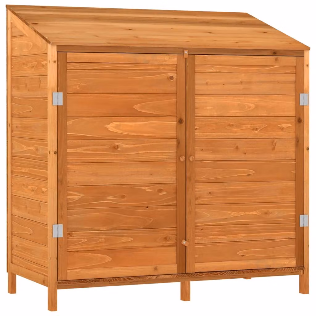 Capanno da Giardino Marrone 102x52x112 cm Legno Massello Abete