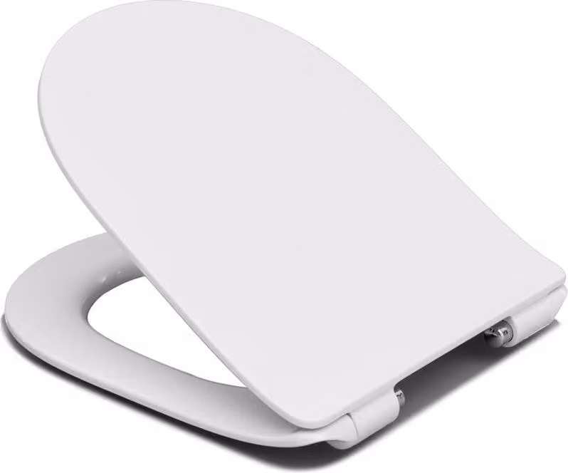 DIANA S100 Slim WC-Sitz mit Take off Softclose, weiß mit Edelstahlscharnier