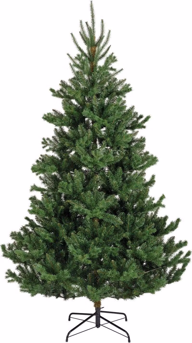 Abete artificiale - verde - plastica - aspetto aghi veri