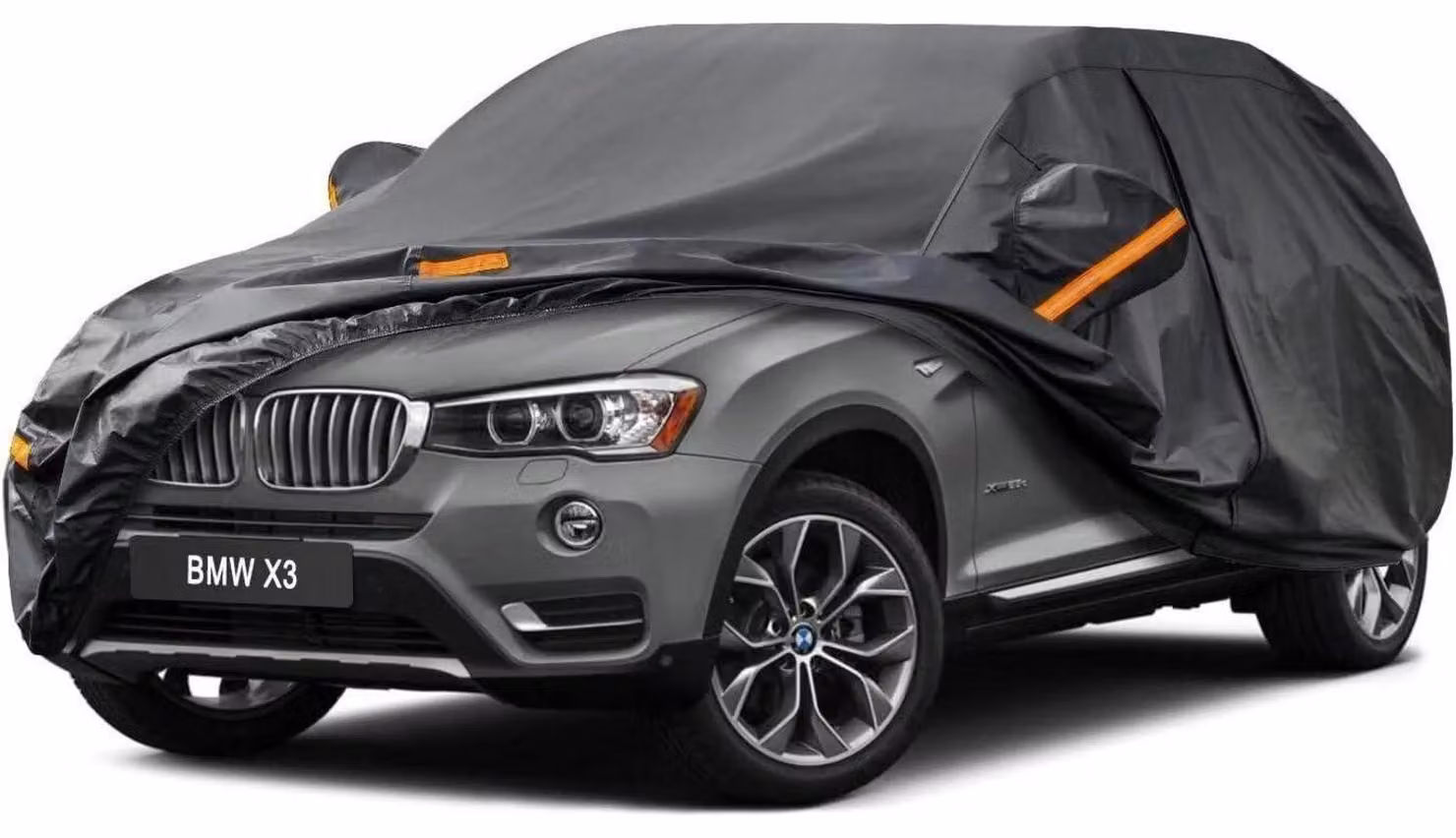 Copertura per auto Autoplane, impermeabile e traspirante, per BMW X3 (2010-2025), con 7 strati, ideale per la copertura completa dell'auto, protezione dalla polvere, colore nero