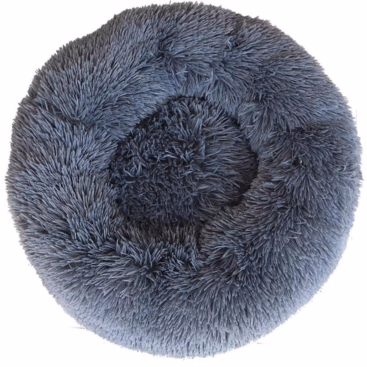 Cuccia per cani, cuccia per gatti, forma a ciambella, morbida, antiscivolo, 55x15 cm, adatta a animali fino a 10 kg