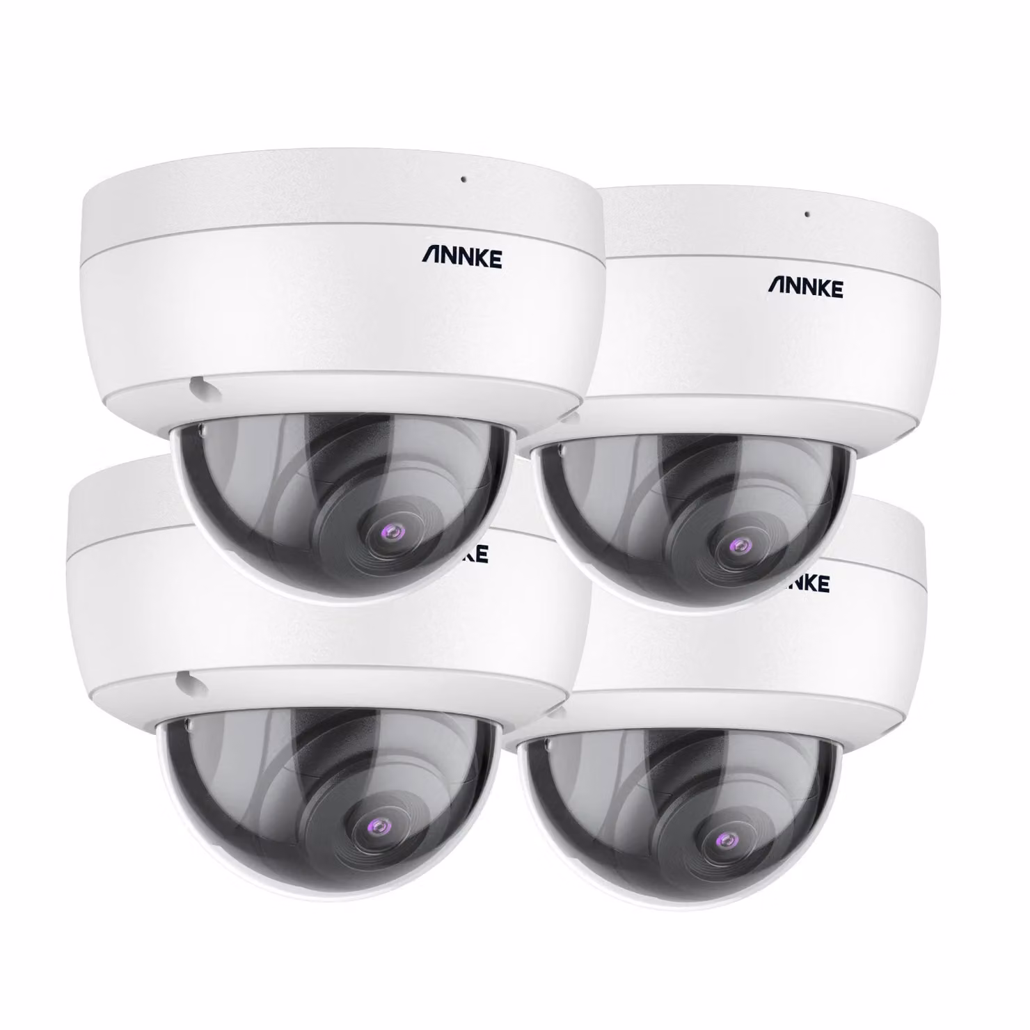 Telecamera a cupola per la sicurezza, risoluzione Ultra HD da 5MP, design impermeabile, kit di 4PCS per telecamere