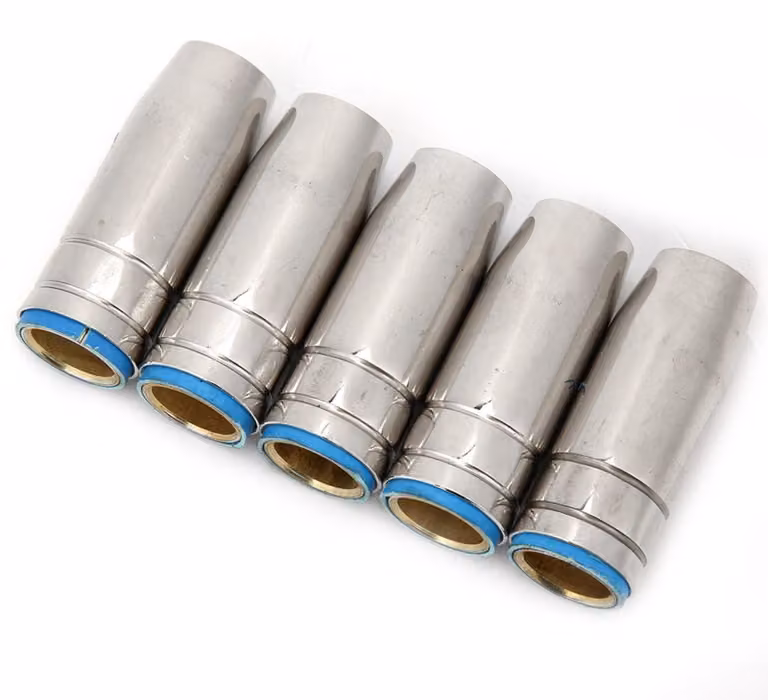 5 ugelli conici per gas, compatibili con saldatrici