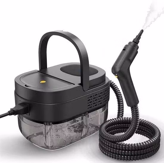 Pulizia profonda professionale - Pulitore a vapore portatile da 1,6 L per la cucina - Pulitore a vapore portatile per pavimenti - Pulitore a vapore portatile per superfici pulite - Pulitore a vapore portatile per tessuti non tessuti - Pulitore a vapore po