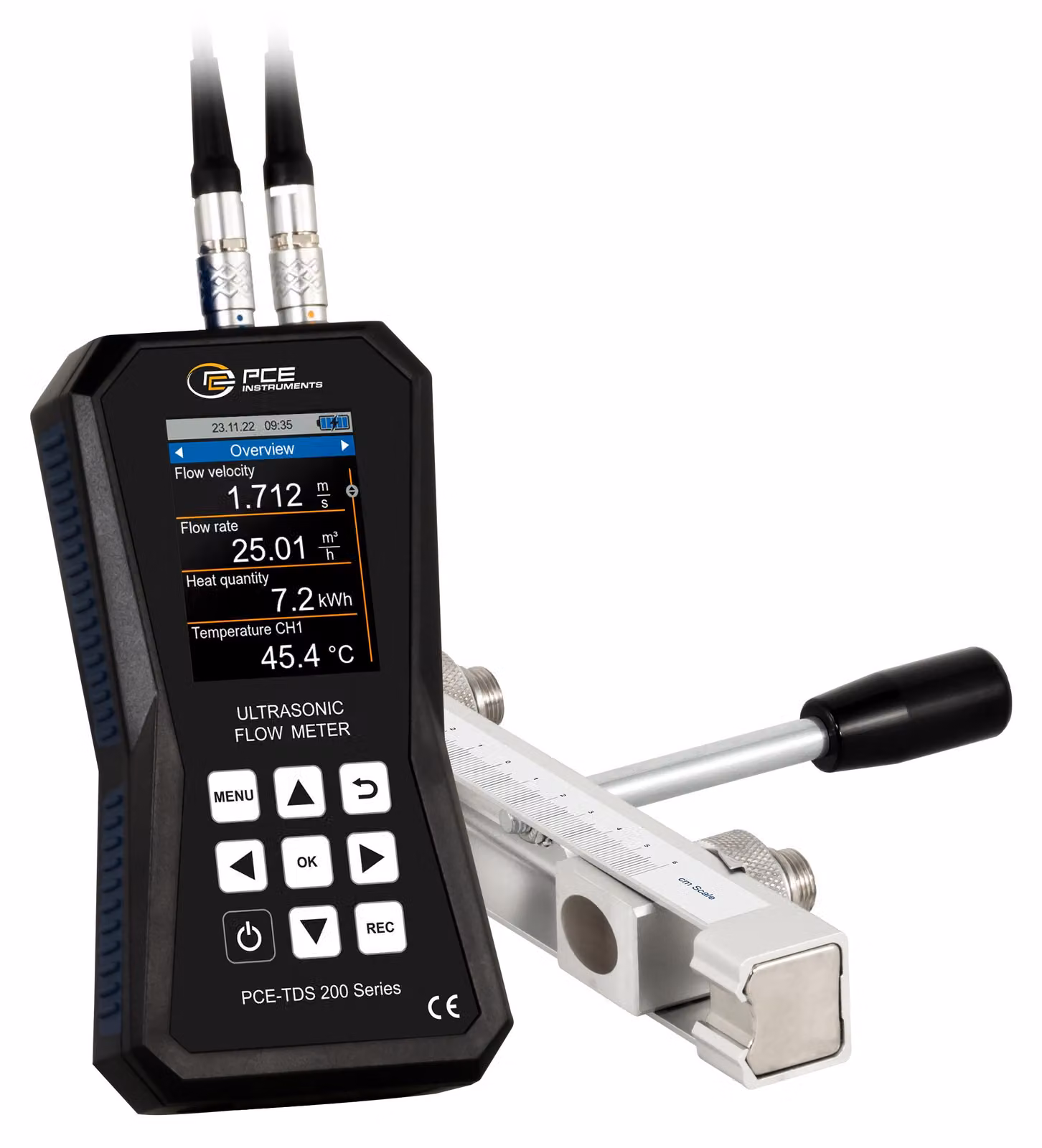 Misuratore di portata a ultrasuoni PCE Instruments modello PCE-TDS 200 SR