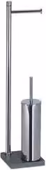 Colonna WC TANIA Gedy Grigio L/P/H: 14 x 14 x 63 cm