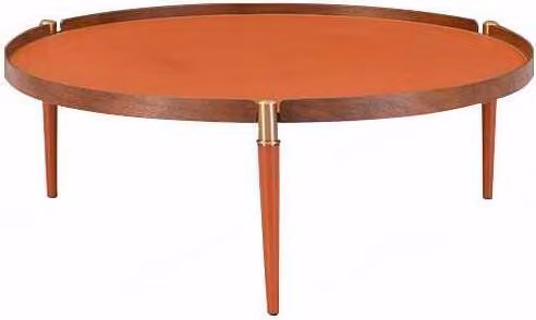 Couchtisch Wohnzimmer Möbel Luxus Modern Design Tisch Orange Couchtische