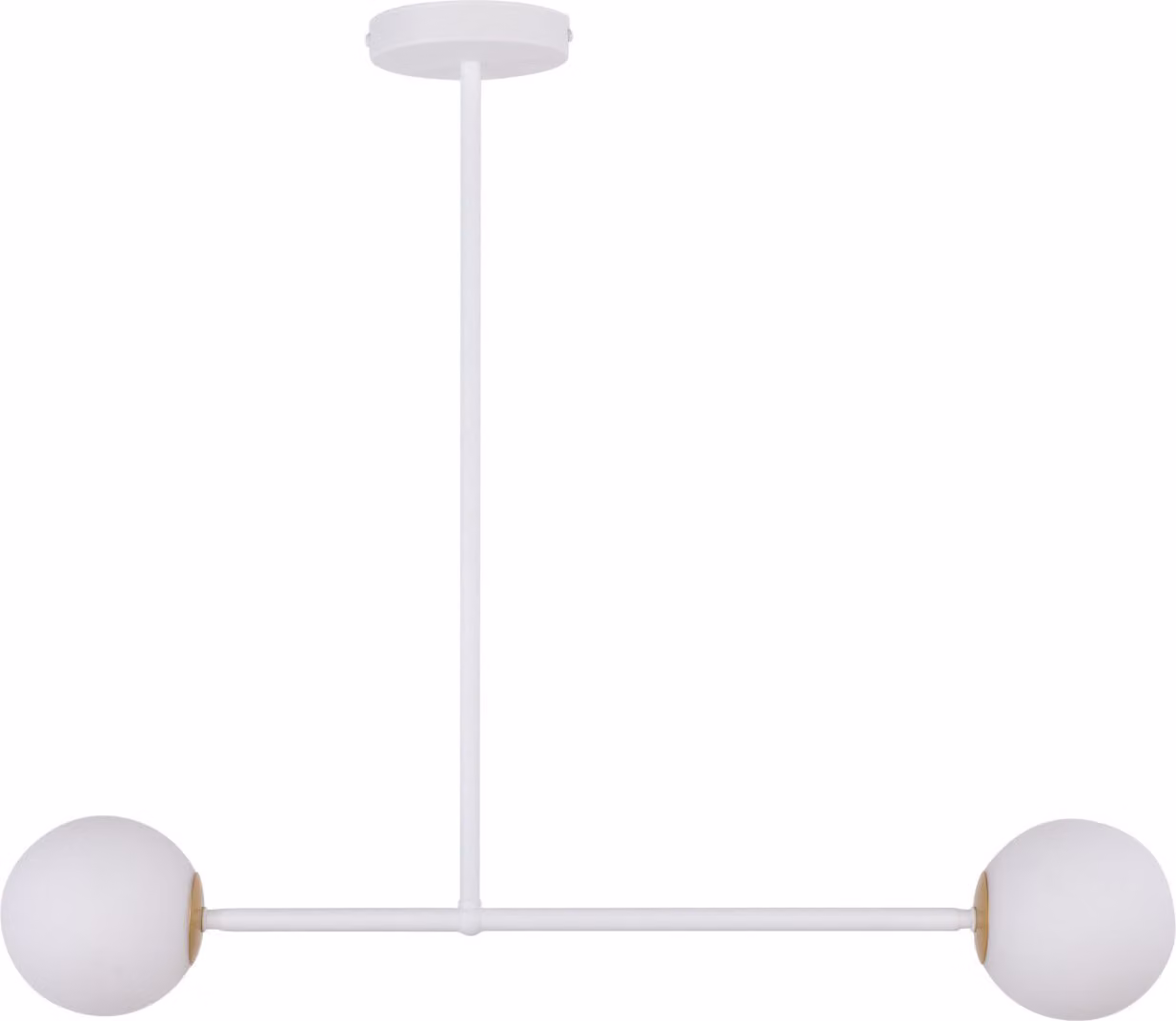 Lampada a sospensione Gama bianca 2xG9x12W in metallo, dimensioni: 60x80x12 cm, IP20, Sigma Lighting