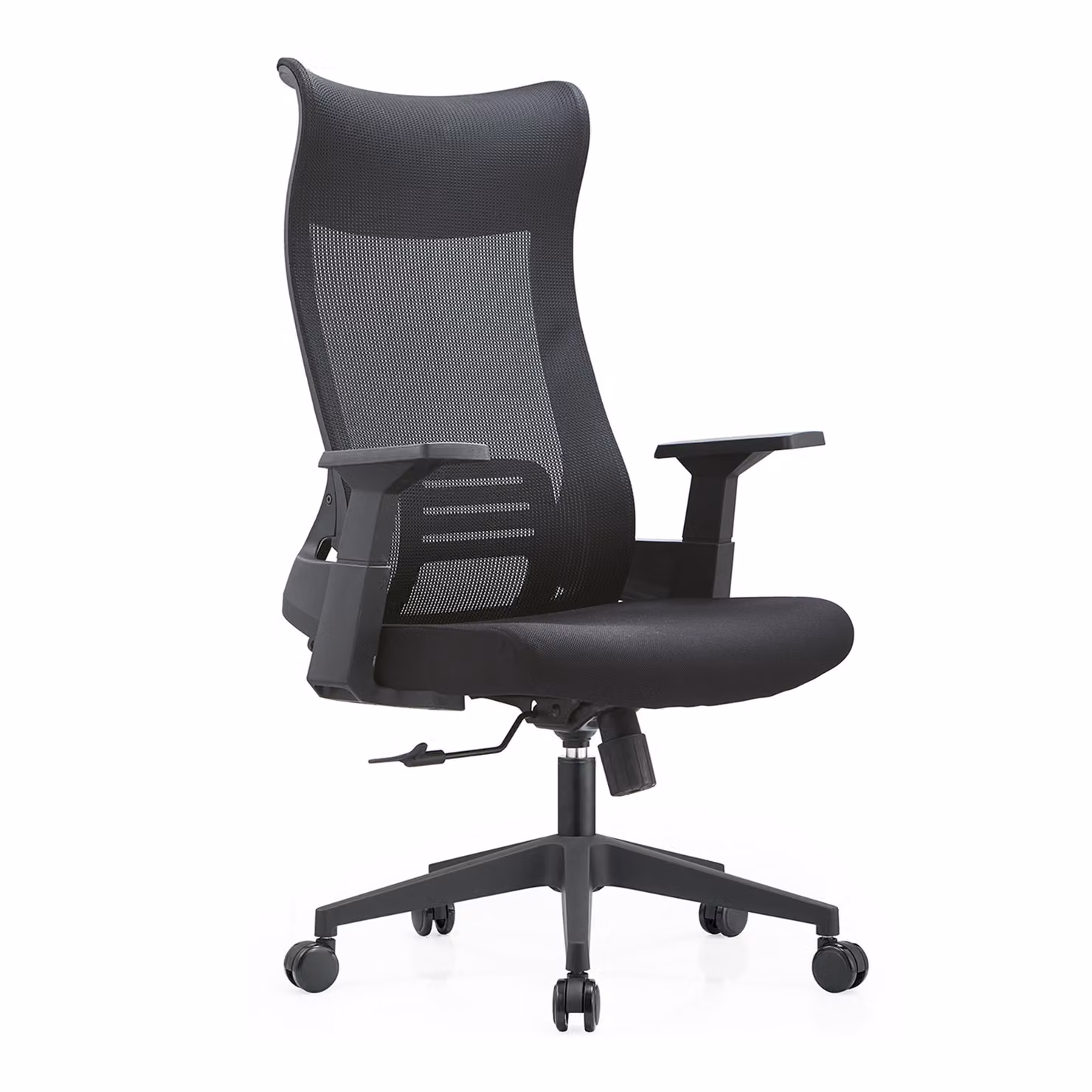 Sedia da ufficio Casa Dolce LEOS, nera, 69x67x114-124 cm, girevole e regolabile in altezza, meccanismo a farfalla, portata 100 kg