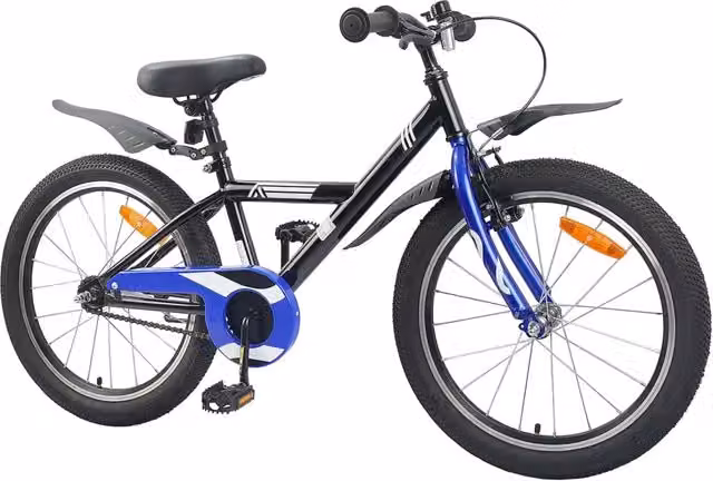 Bicicletta per bambini da 18 pollici Design In, disponibile nei colori nero e blu – 1