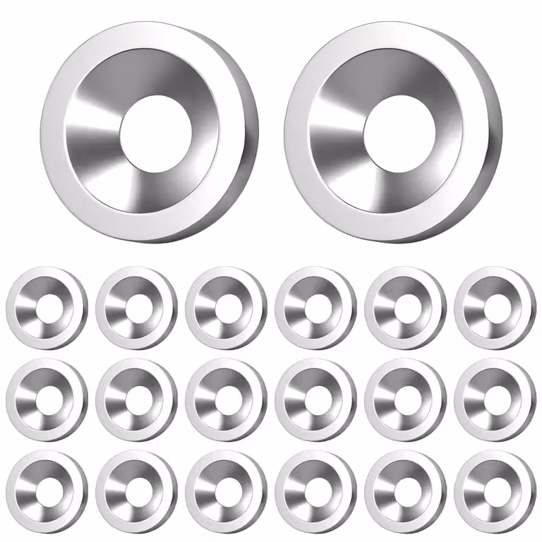 20 rondelle, acciaio inossidabile, testa bombata, M5 x 16 x 3 mm