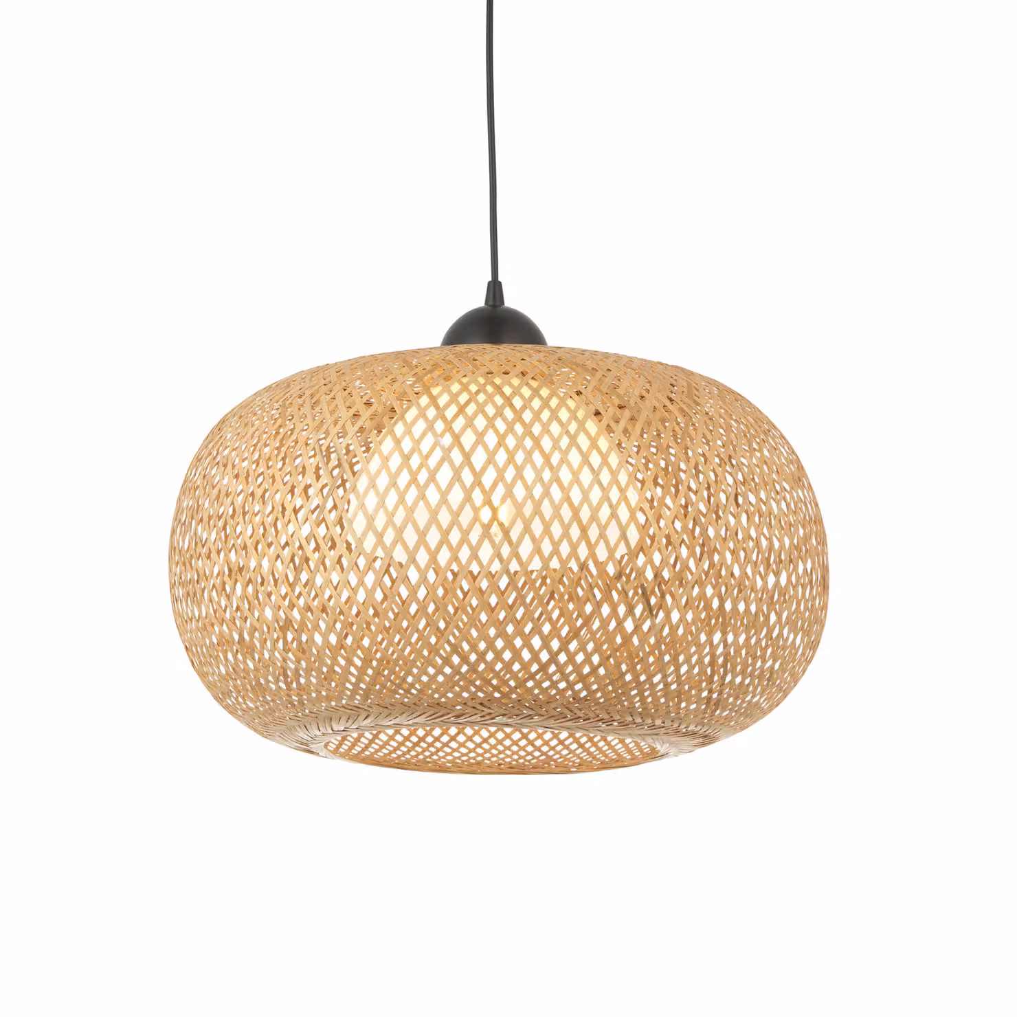 Lampada a sospensione Bali | 1 lampadina | 10 W E27 | Rattan/metallo
