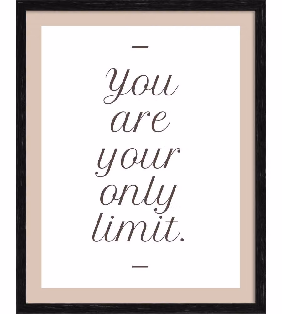 Decoposter Quotes con cornice 40x50