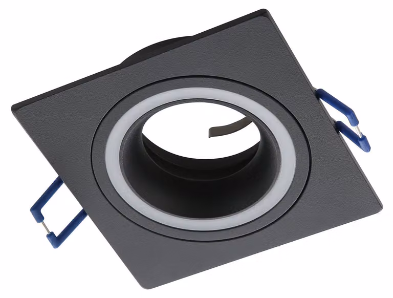 EGLO 900451, 1 lampadina, LED, GU10, IP20, nero, bianco