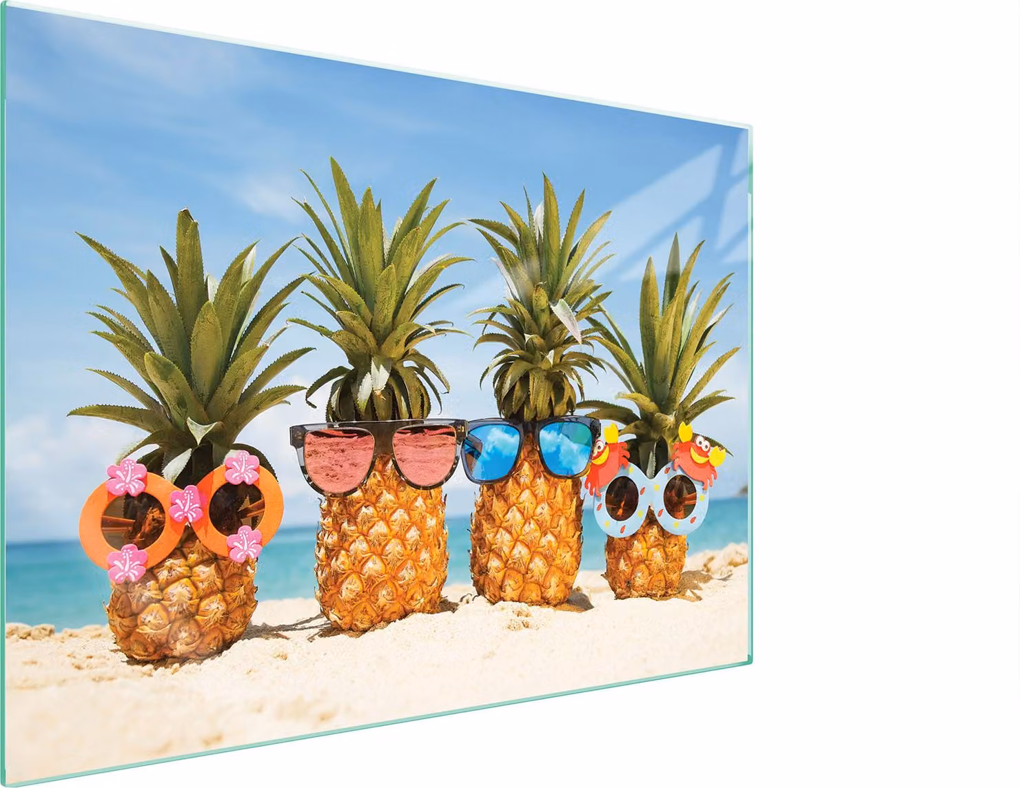 Piastra Di Protezione In Vetro Per Cuore 70X52 Ananas