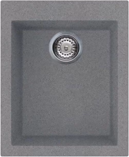 Lavello monovasca Smeg VZ40TT fragranite titanio 40 cm