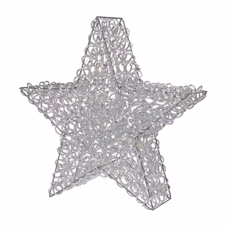 Decorazione luminosa da esterno a forma di stella, 57 cm