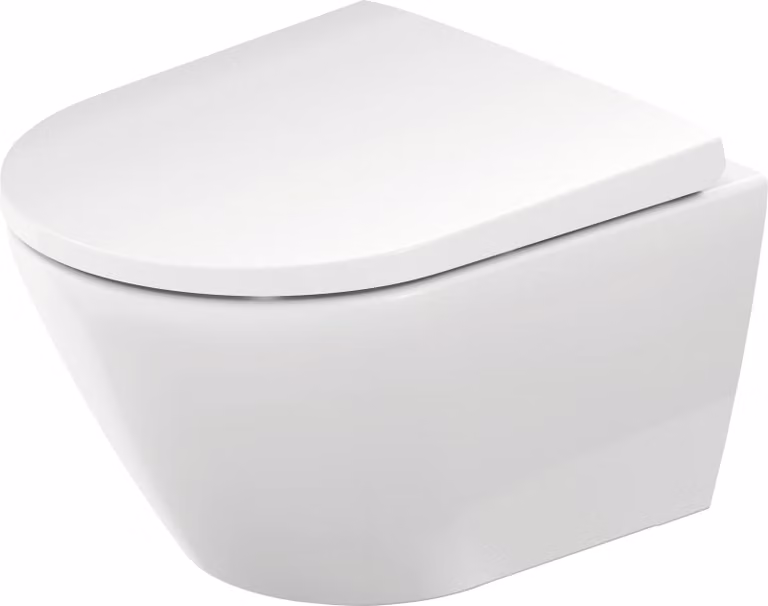 Duravit D-Neo WC suspendu Compact, chasse deau basse, 370x480x400mm, rimless, 2588090000, 2588090000