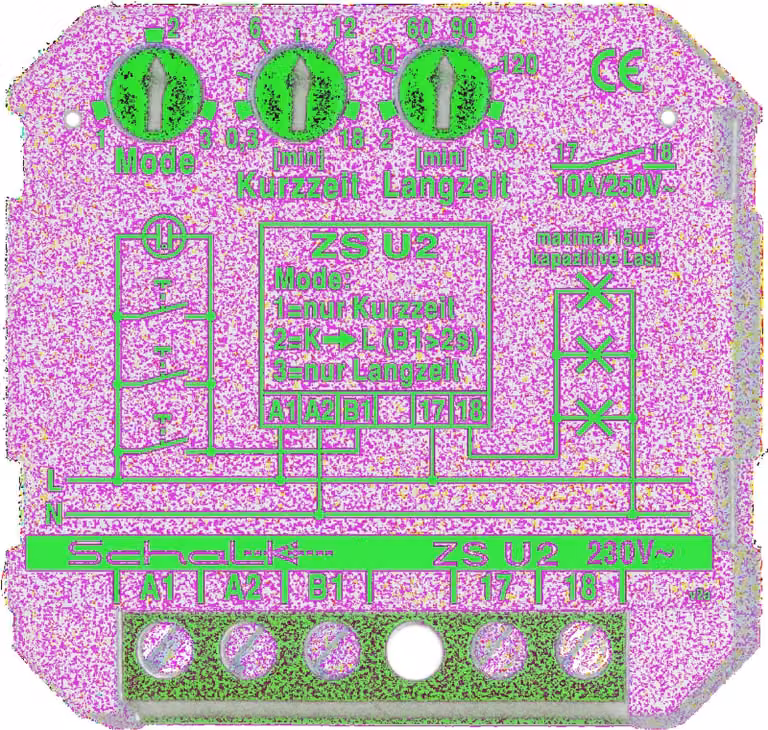 PC ELECTRIC Interruttore a impulsi luminosi, incasso, ZSU2, 1 pz.
