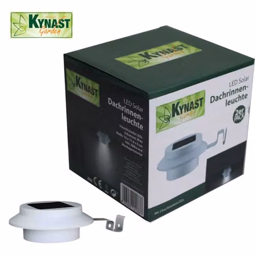 Kynast Giardino LED solare grondaia luce passerella o recinzione luce 2pcs