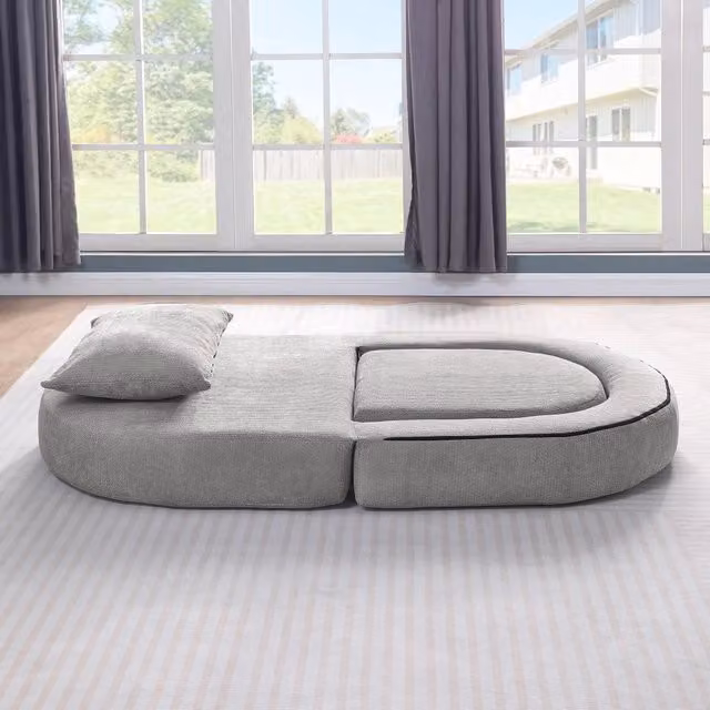 Divano Letto Futon Pieghevole con Cuscino ¨C MINIMAL ¨C Materasso, Singolo