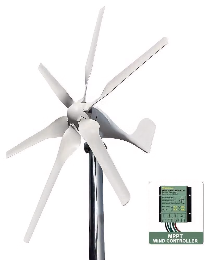 Turbina eolica - Generatore eolico - Energia eolica - Girandola eolica - Potenza: 1000W