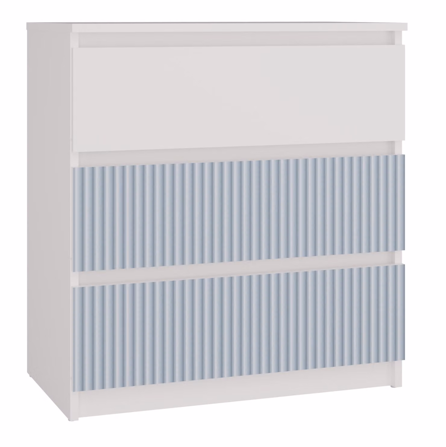 Cassettiera con cassetti per camera dei bambini DUSTER - bianco / blu