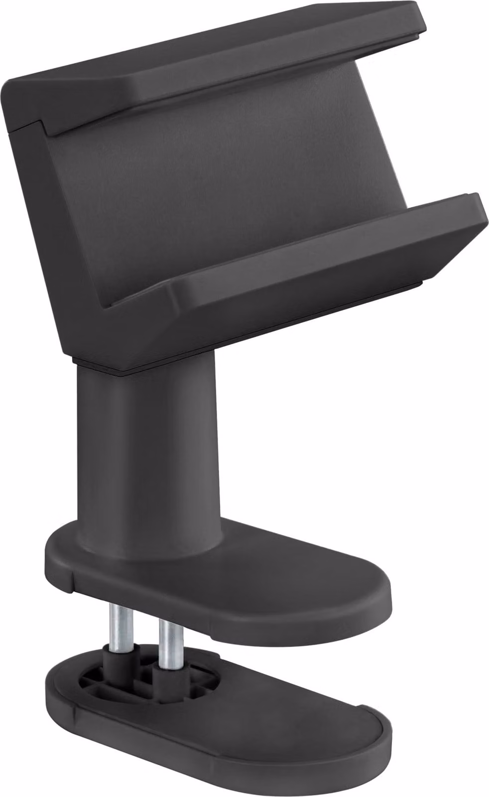 InLine® Morsetto da tavolo per bussola, girevole, a molla, nero