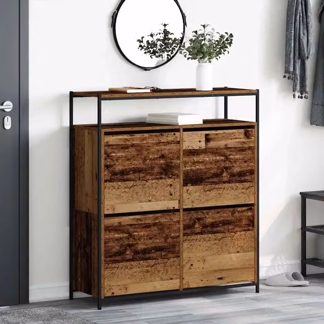 Mobile per scarpe 100 x 34 x 112 cm Legno ingegnerizzato 3365547