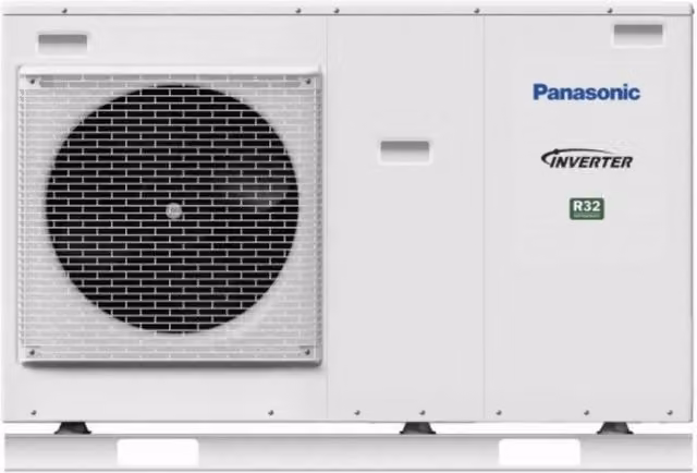 Pompa di Calore Monoblocco Panasonic Aquarea WH-MDC05J3E5 R-32 Bianca, Reversibile Aria-Acqua, Classe Energetica A+++/A++, con Controllo Wi-Fi tramite App