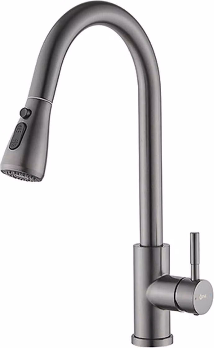 Miscelatore Fontastock grigio in acciaio inox in Vetroceramica a C