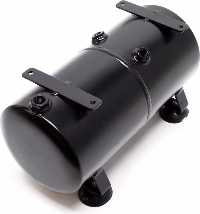 Wiltec serbatoio a pressione da 3 litri per compressore per aerografo AS196 e AS196A, 3x 9,52 mm IG, 1x 12,91 mm IG, fino a 4 bar, ricambio per serbatoio a pressione, accessori per aerografo