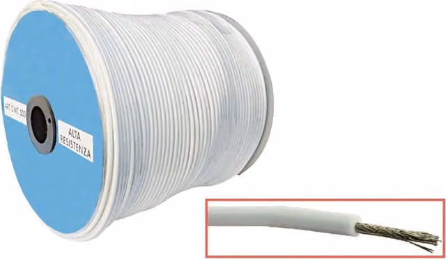 Cavetto per stendibiancheria BricoGo bianco, diametro 4,5 mm e lunghezza 500 m