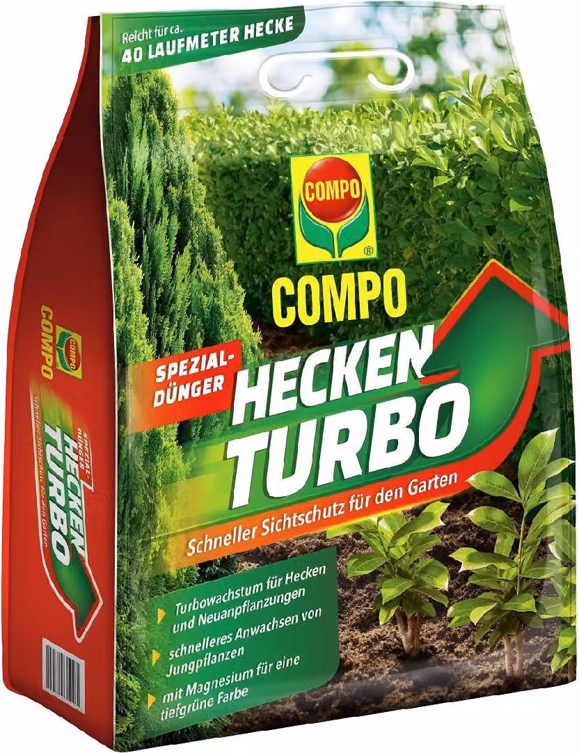 COMPO 2246622004 COMPO HECKEN TURBO Heckendünger 4,0 kg