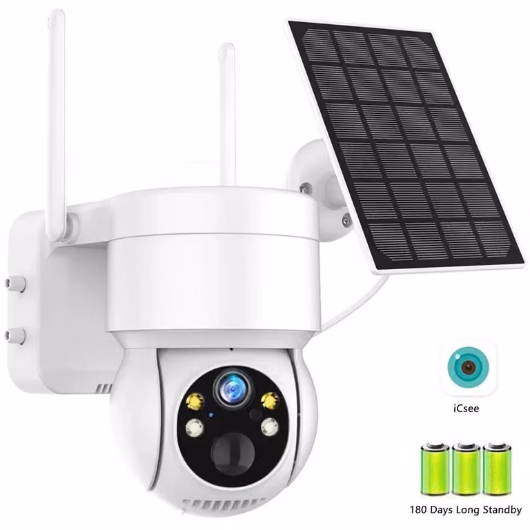 Telecamera esterna - Telecamera di sicurezza - Telecamera wireless - Telecamera di sorveglianza - Telecamera per esterni - 4MP Full HD