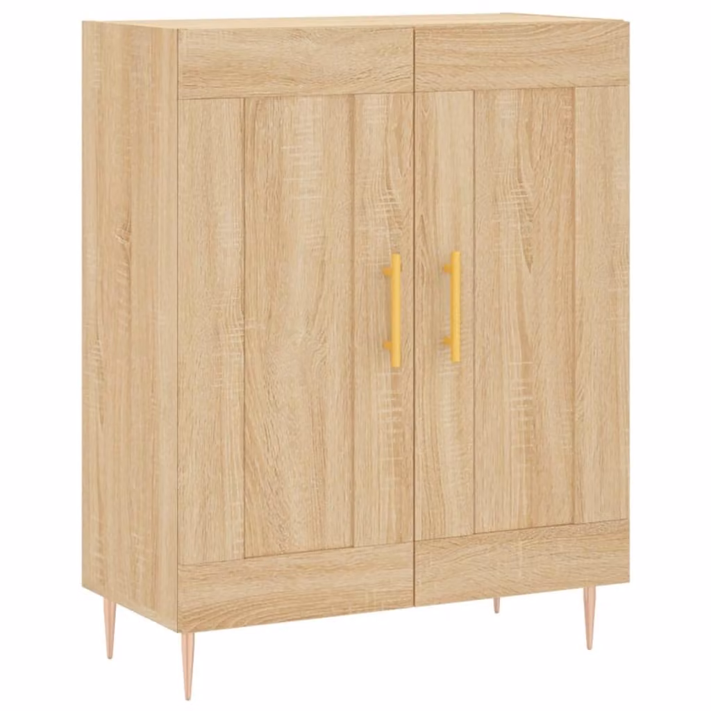 Credenza Rovere Sonoma 69,5x34x90 cm in Legno Multistrato