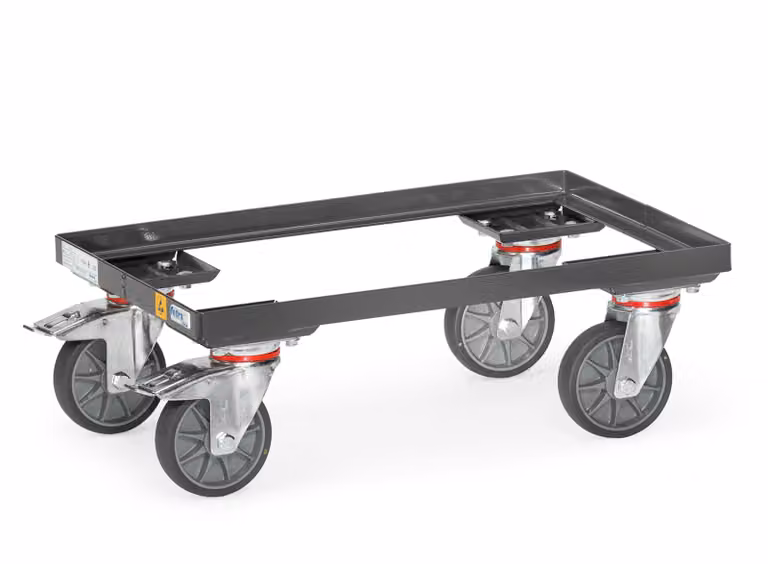 Carrello portacasse Fetra ESD Euro con telaio aperto