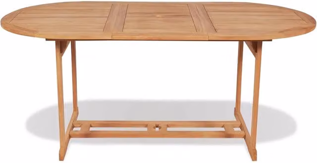 Tavolo da Giardino | Tavolino da esterno 180x90x75 cm in Massello di Teak