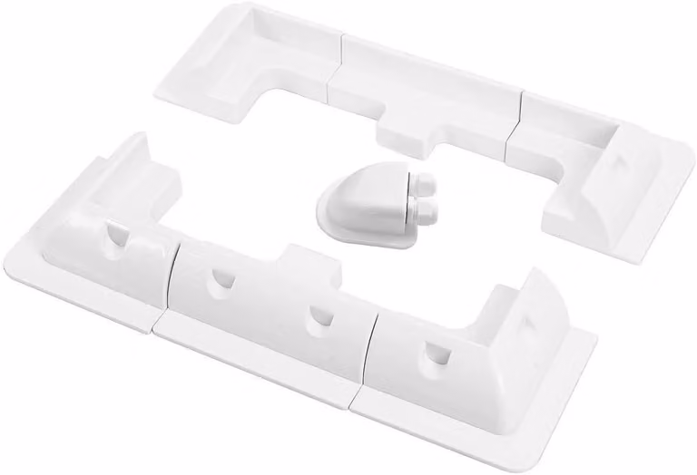 Supporti per pannelli solari - Set di 7 pezzi - Angolari - Per camper/barca/tetto/furgone - Protezione UV - Facili da installare - Kit di fissaggio per pannelli solari