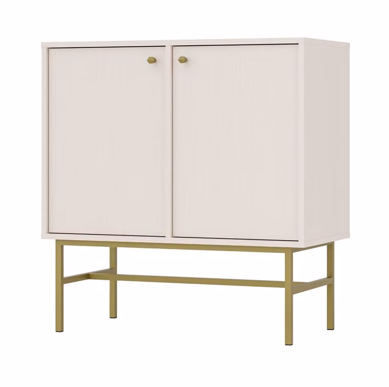 Cassettiera stretta IROS 3 - beige / oro