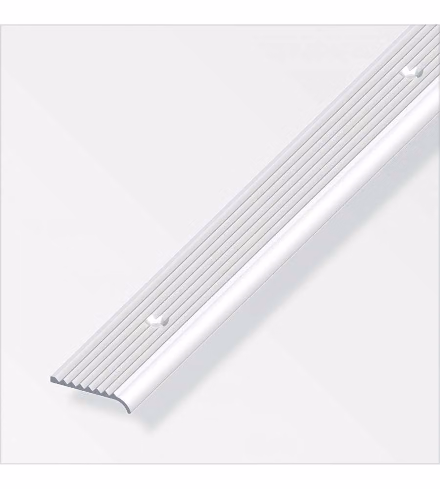 Profilo Chiusura 20X6 Alluminio Argento 1 Metro
