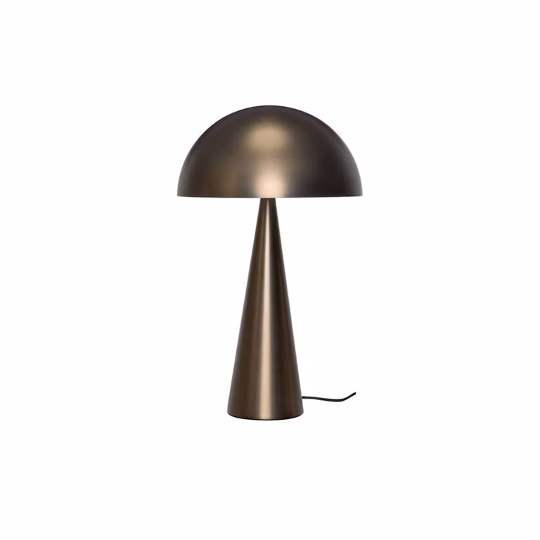 Hübsch Lampada da tavolo Mush, Ottone / Oro, Camera da letto, Metallo, Moderno, Lampada da tavolo