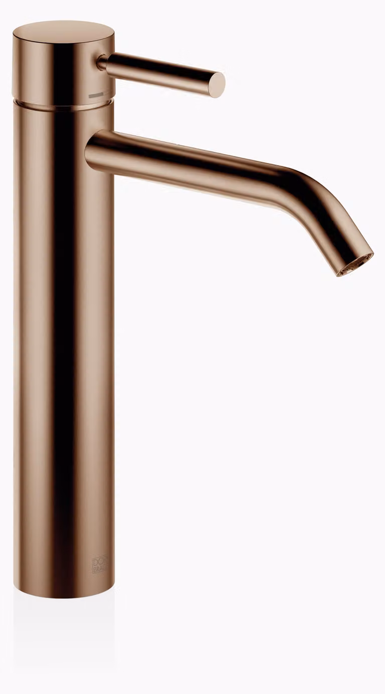 Dornbracht META Mitigeur monocommandé pour lavabos avec pied surélevé, sans garniture d'écoulement, saillie 165mm, 33539660-42, 33539660-42