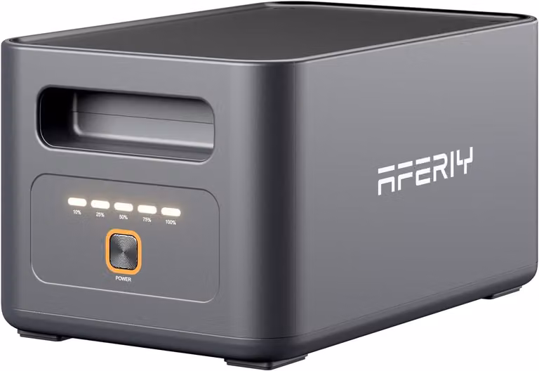 AFERIY Batteria di espansione LiFePO4 da 1024 Wh per P180 Pro, batteria aggiuntiva, compatibile con 1800 W