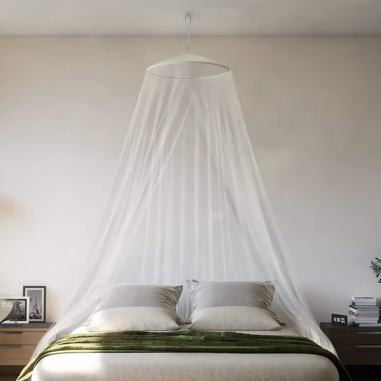 Zanzariera per letto vidaXL bianca per adulti L/P/H: 56 x 56 x 220 cm