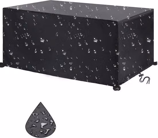 Copertura impermeabile per insieme di mobili rettangolare - Copertura 215 x 215 x 90 cm